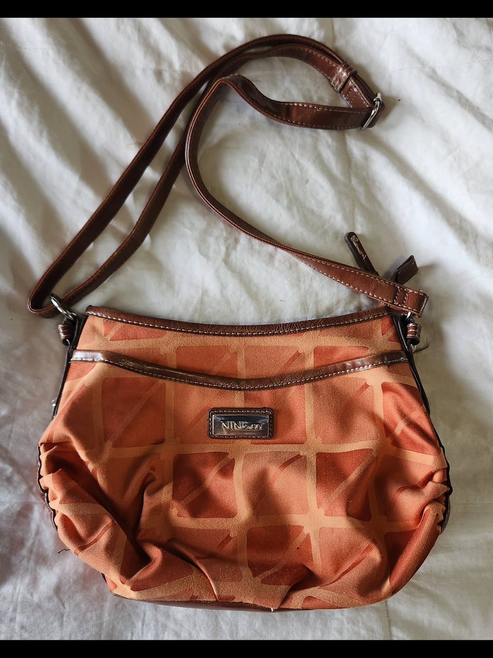 Nine West Orange Crossbody Bag